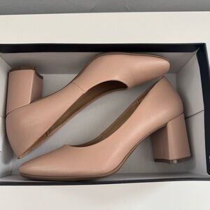 Naturalizer Nude Block Heels